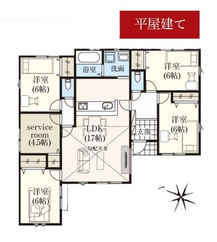 �`House Layout�`�g���₷���Ƌ�̔z�u����X�̓������C���[�W�����Ԏ��B�����̐������L���ɂȂ�A����Ȋ肢�����߂��Ԏ��ł��B