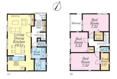  �`House Layout�`�g���₷���Ƌ�̔z�u����X�̓������C���[�W�����Ԏ��B�����̐������L���ɂȂ�A����Ȋ肢�����߂��Ԏ��ł��B
