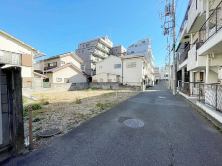 現地土地写真 南西側公道4ｍ