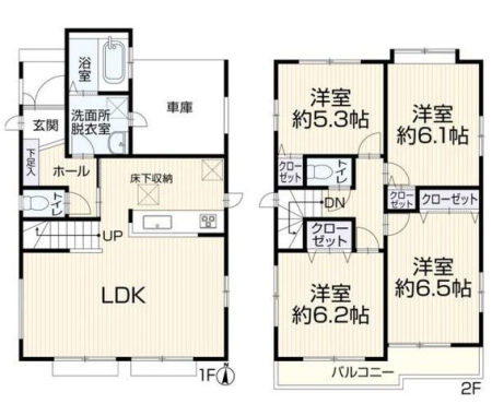  ～House Layout～使いやすい家具の配置や日々の導線をイメージした間取り。毎日の生活が豊かになる、そんな願いを込めた間取りです。