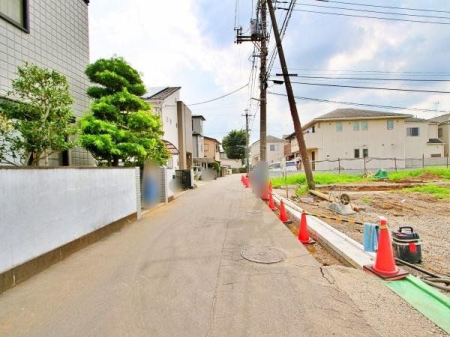 現地土地写真 南東側前面道路は4.2ｍ公道