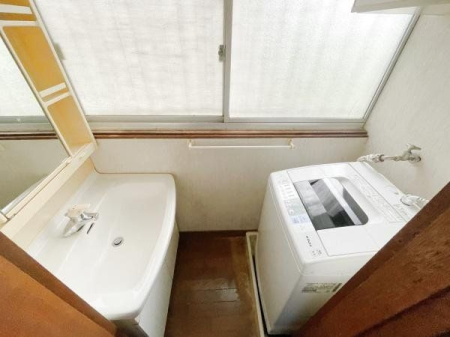 洗面台・洗面所 洗濯機置き場