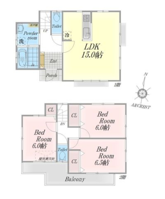  南東角地につき全室陽当たり良好のお住まい。全居室6帖以上とゆとりがあります。室内大変綺麗にお使いです！