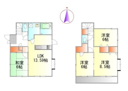  広々庭スペースのある4LDK！