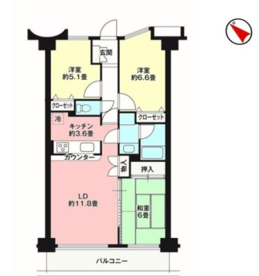  ～House Layout～使いやすい家具の配置や日々の導線をイメージした間取り。毎日の生活が豊かになる、そんな願いを込めた間取りです。バルコニーに2室面し明るく開放的