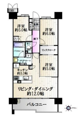  収納充実3LDK