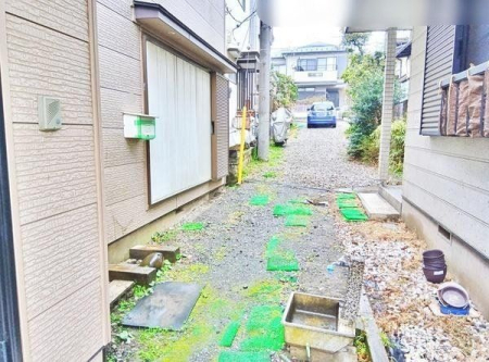 現地土地写真 前面道路含む現地写真