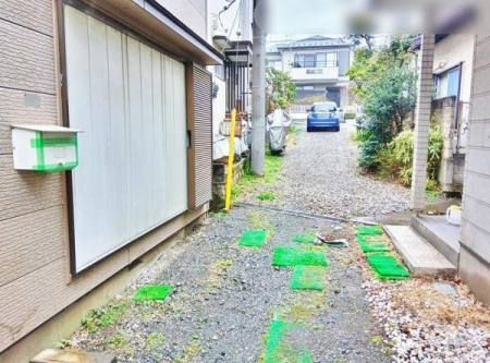 現地土地写真 前面道路含む現地写真