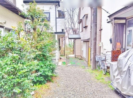 現地土地写真 前面道路含む現地写真