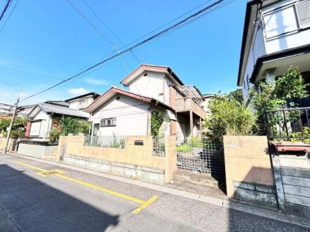 現地土地写真 東側接道の様子です。