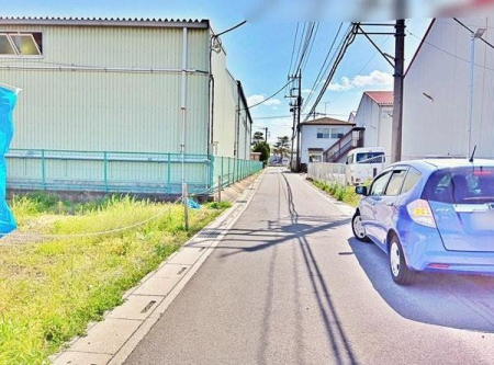 現地土地写真 ●敷地広々６７坪です