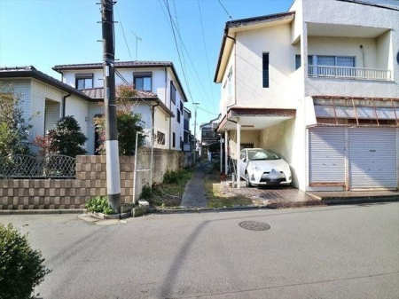 現地土地写真 前面道路含む現地写真