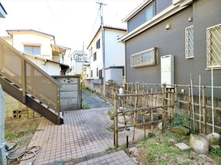 現地土地写真 素敵なお庭もつくれます。