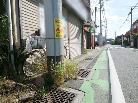 その他 西側道路に面している土地