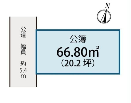 区画図 お好きなハウスメーカーで建築可能！
