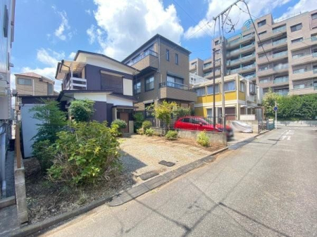 現地土地写真 車通りが少なく小さなお子様がいても安心