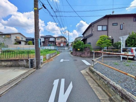 現地土地写真 西側幅員約4.0ｍの公道の様子