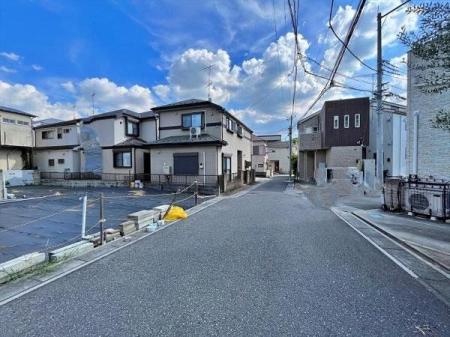 現地土地写真 西側5.4ｍ道路の様子