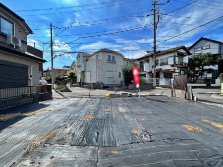 現地土地写真 お好きなハウスメーカーで建築できます