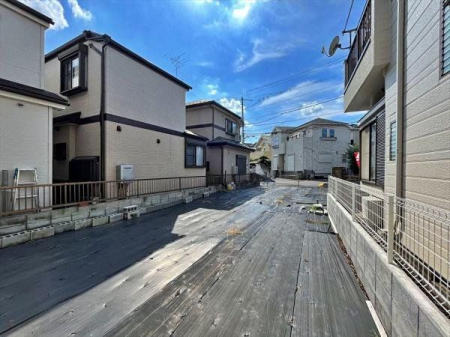 現地土地写真 現地にて日当り具合もお確かめいただけます