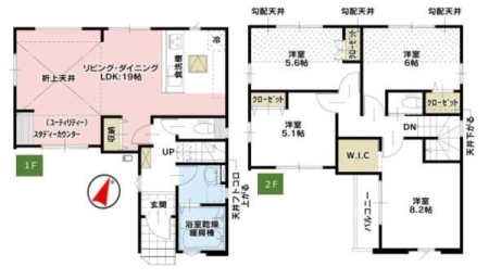  暮らしやすい4LDKの間取り