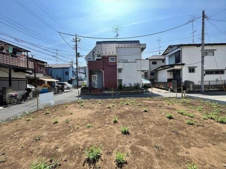 現地土地写真 のどかで落ちついた住環境です。