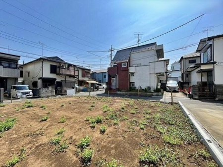現地土地写真 現地にて陽当り具合もお確かめいただけます