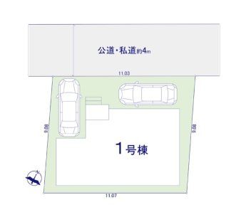 その他 カースペース２台可！前面道路は約6ｍとゆとりがある為、駐車もスムーズに行えます！