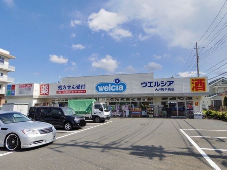 周辺環境 ウエルシア大井中央 徒歩22分。 1690m