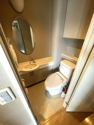 トイレ 手洗いできる洗面もありとても便利です