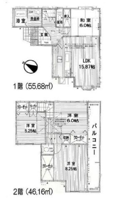  対面キッチン採用の４LDK