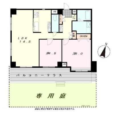  ガーデニングも楽しめる専用庭付き