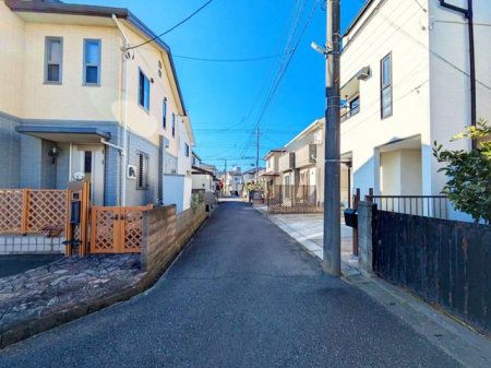 現地外観写真 小学校、中学校徒歩圏内です。
