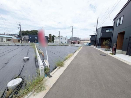 現地土地写真 15区画の様子です。