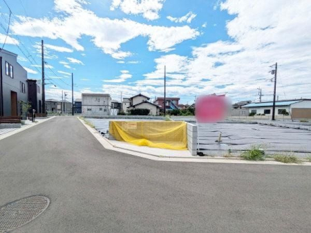 現地土地写真 15区画の様子です。