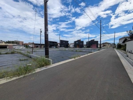 現地土地写真 10区画の様子です。