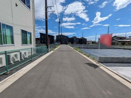 現地土地写真 12区画の様子です。