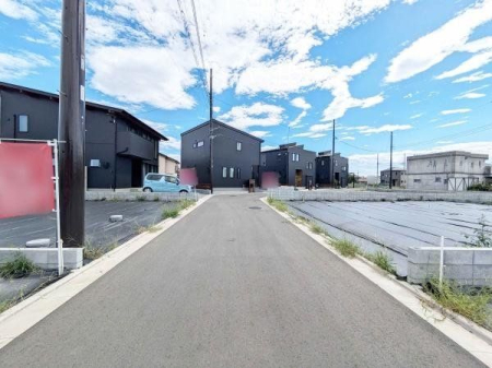 現地土地写真 2区画の様子です。