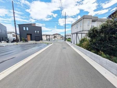 現地土地写真 7区画の様子です。