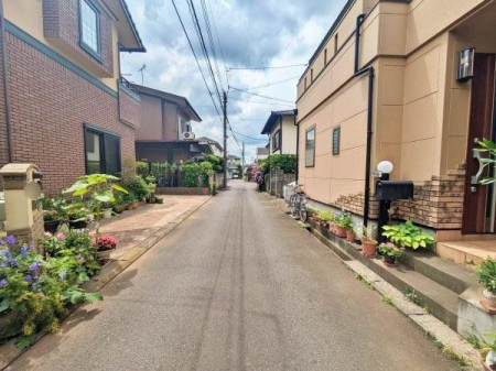 現地土地写真 前面道路含む現地写真