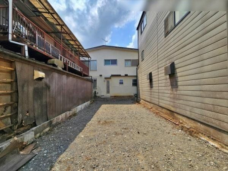 現地土地写真 建築条件無しの売地です