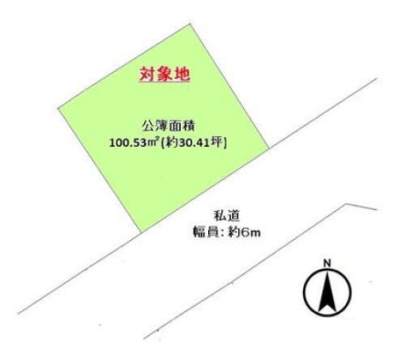 区画図 お好きなハウスメーカーで建築できます