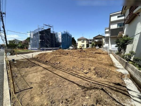 現地土地写真 全区画約４０坪の敷地です