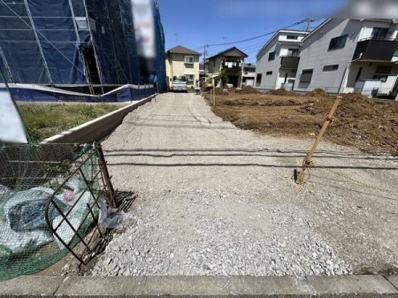 現地土地写真 新設の共有通路部分です
