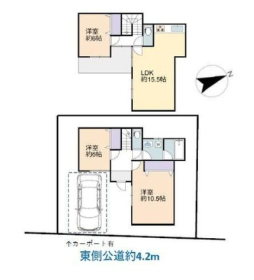  耐久性の高いガルバリウム外壁の３ＬＤＫ