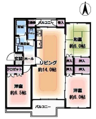  和室のある３ＬＤＫ