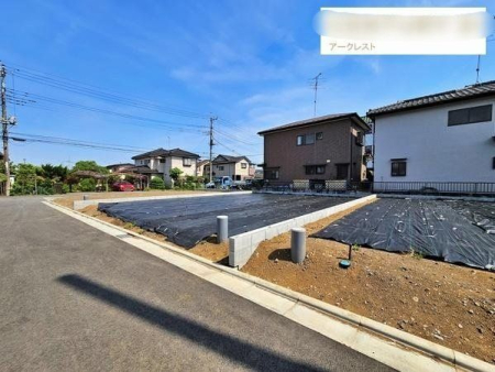 現地土地写真 お好きなハウスメーカーで建築できます