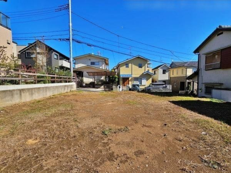 現地土地写真 現地にて陽当り具合もお確かめいただけます
