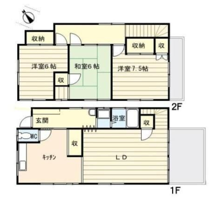  3LDKの広々としたお住まい。
