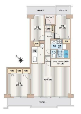  収納豊富なお住まい